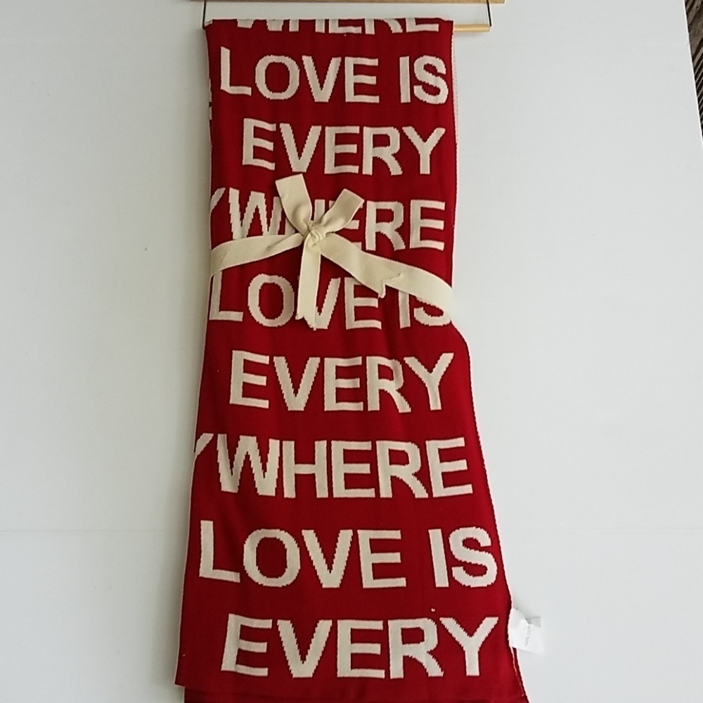 Blanket throw wedding gift nwt love bedding